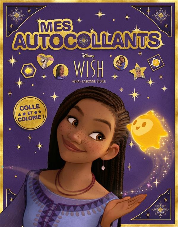 Wish, Asha et la bonne étoile - Mes Autocollants brillants - Disney