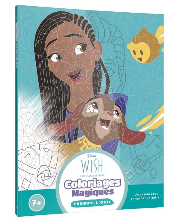 WISH, ASHA ET LA BONNE ÉTOILE - Coloriages Magiques - Trompe l'oeil - Disney