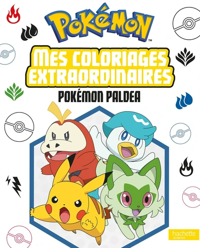 Pokémon - Coloriages extraordinaires Paldea : Coloriages extraordinaires