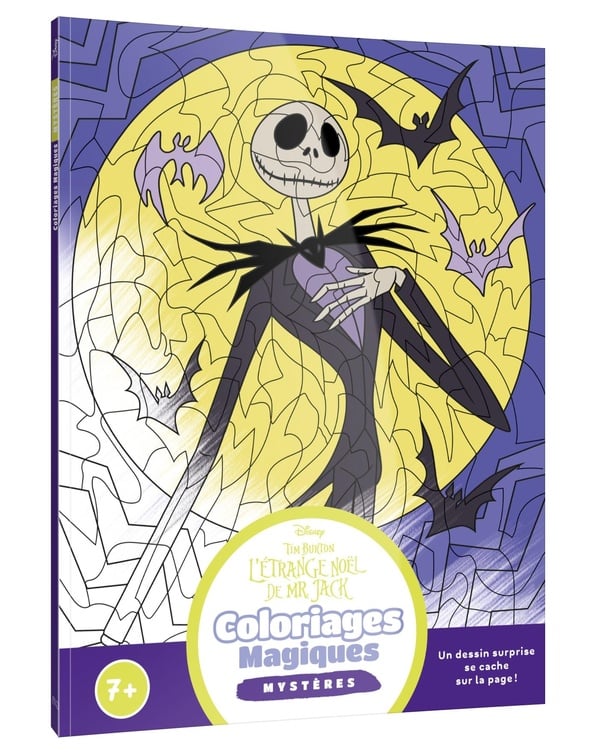 Coloriages magiques : L'ÉTRANGE NOËL DE MR JACK - Coloriages magiques - Mystères (7+) - Disney