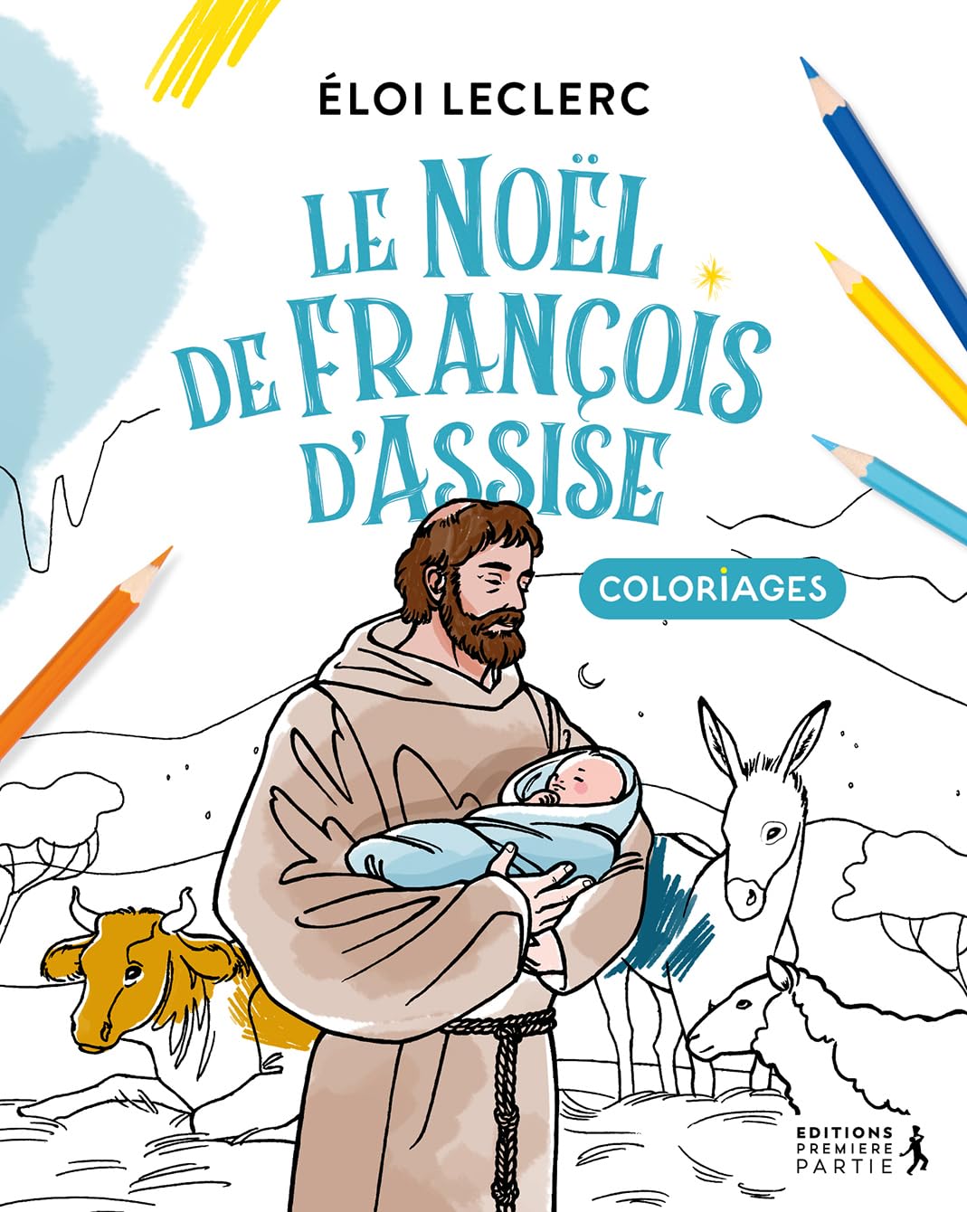 Le Noël de François d'Assise (coloriage) : Coloriages