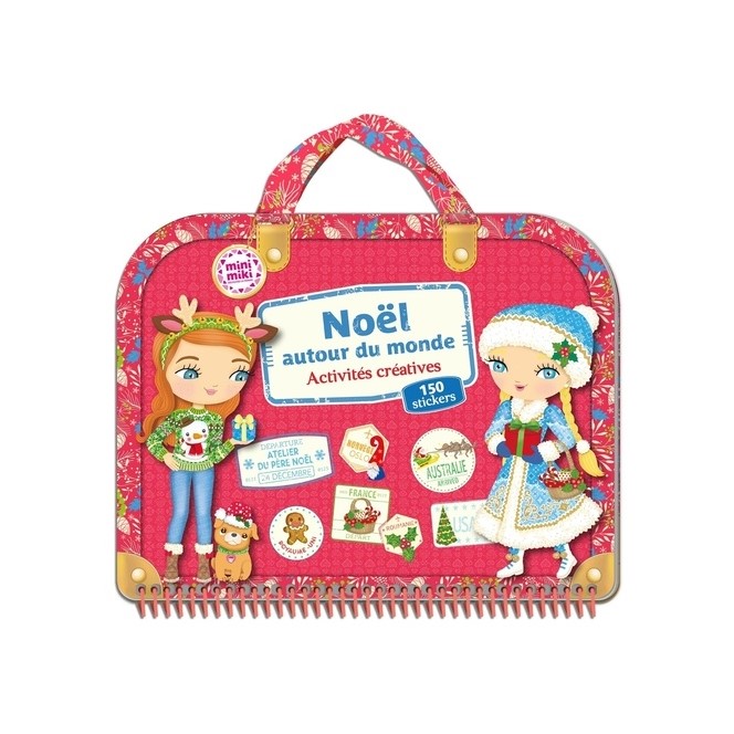 Minimiki - Noël Autour Du Monde - Activités Créatives - 220 Stickers