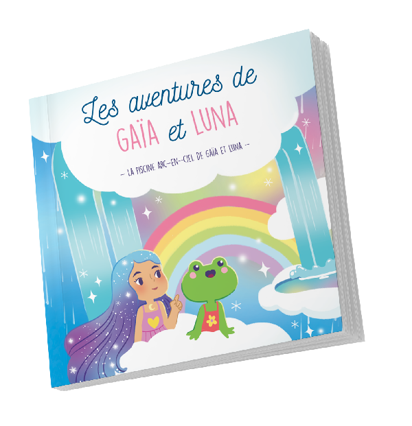 Les aventures de gaia et luna - t05 - les aventures de gaia et luna - la piscine arc-en-ciel de gaia