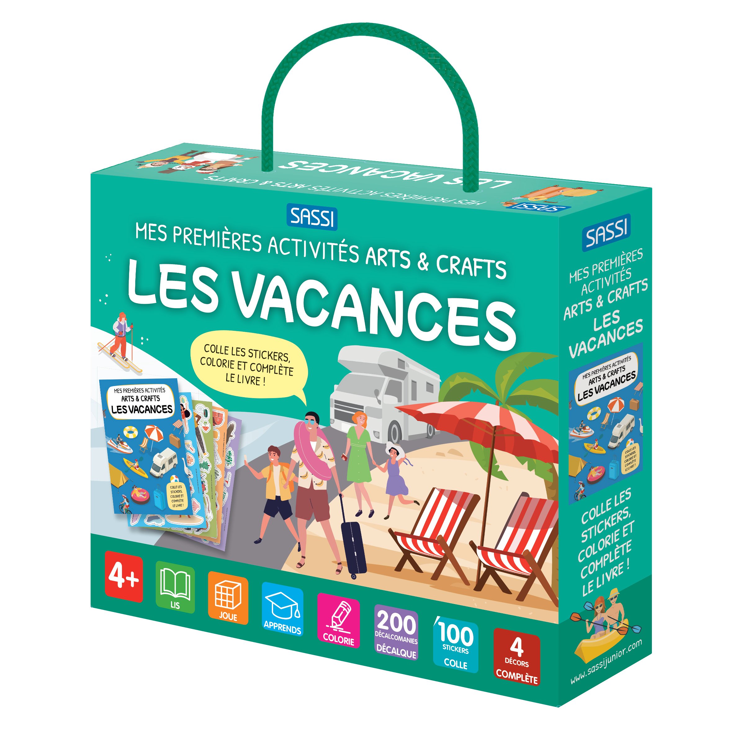 Mes premieres activites arts & crafts. les vacances