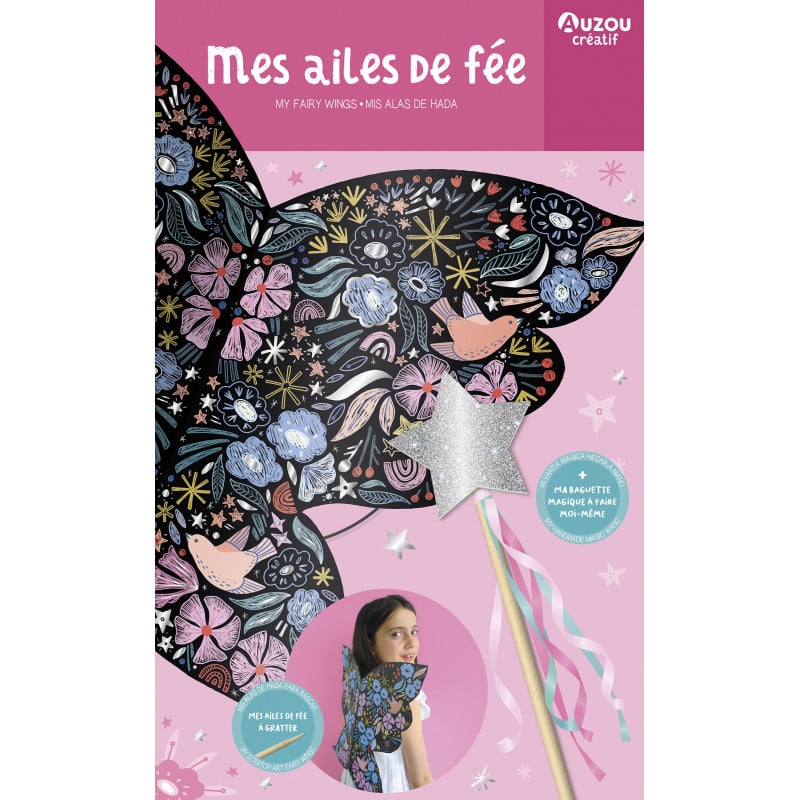 Déguisement mes ailes de fées et ma baguette à faire moi-même