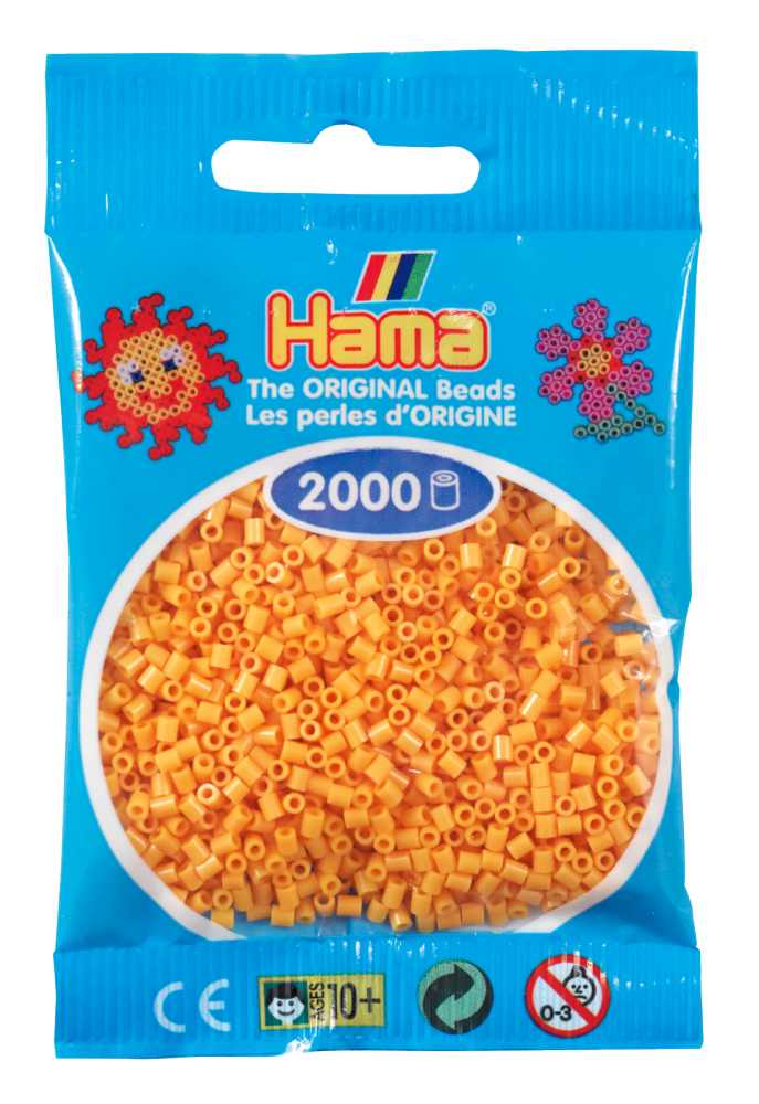 Sachet 2000 Mini perles Hama - Marron nounours - 50160