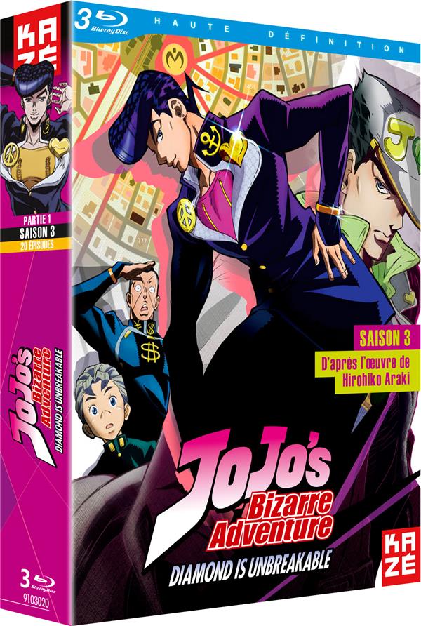 JoJo's Bizarre Adventure - Saison 3 : Diamond is Unbreakable, Box 1/2