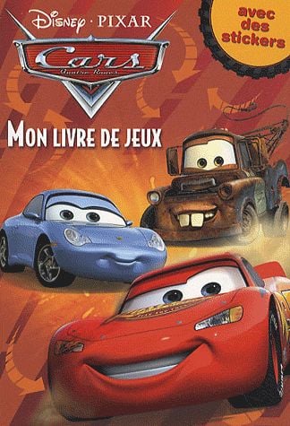 Cars - mon livre de jeux - avec des stickers