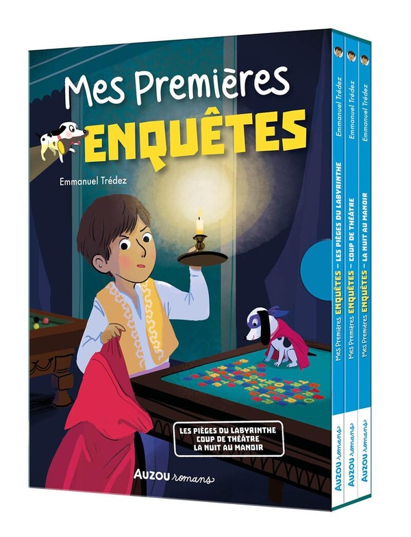 Mes premières enquêtes : coffret vol.4 : Tomes 10 à 12 : les pièges du labyrinthe - coup de théâtre - la nuit au manoir