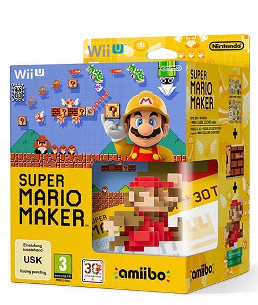 Pack Super Mario Maker & Figurine Amiibo Super Mario Bros Édition Limitée Wii U - vue 3