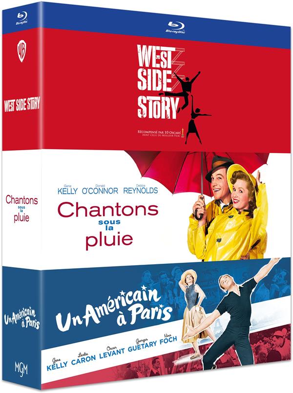 Chantons sous la pluie + Un Américain à Paris + West Side Story