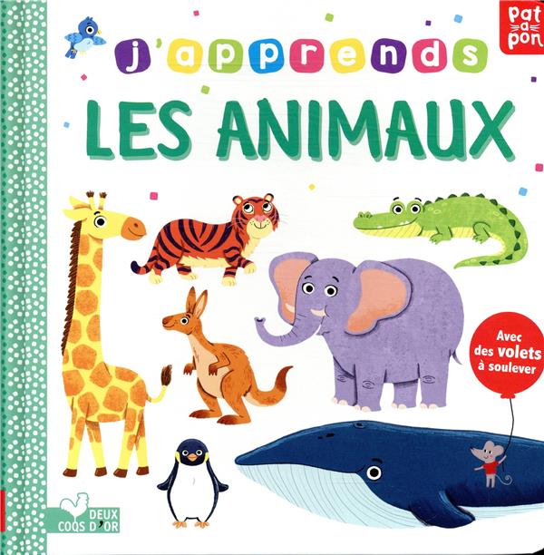 Patapon : j'apprends les animaux - livre avec volets