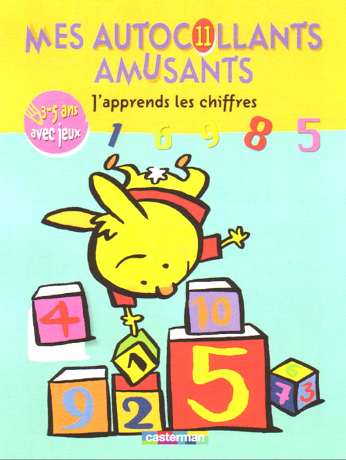 Mes autocollants amusants t11 j'apprends les chiffres - 3-5 ans avec jeux