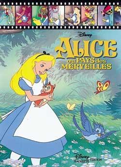 Alice au pays des merveilles, disney presente + magnet - noel 2007