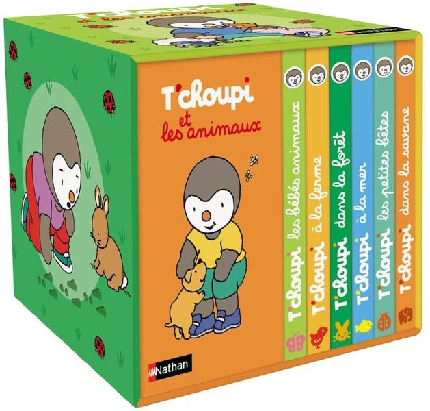 Ma petite bibliothèque : T'choupi et les animaux