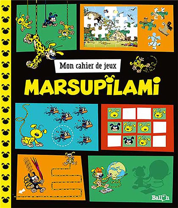 Mon cahier de jeux - marsupilami