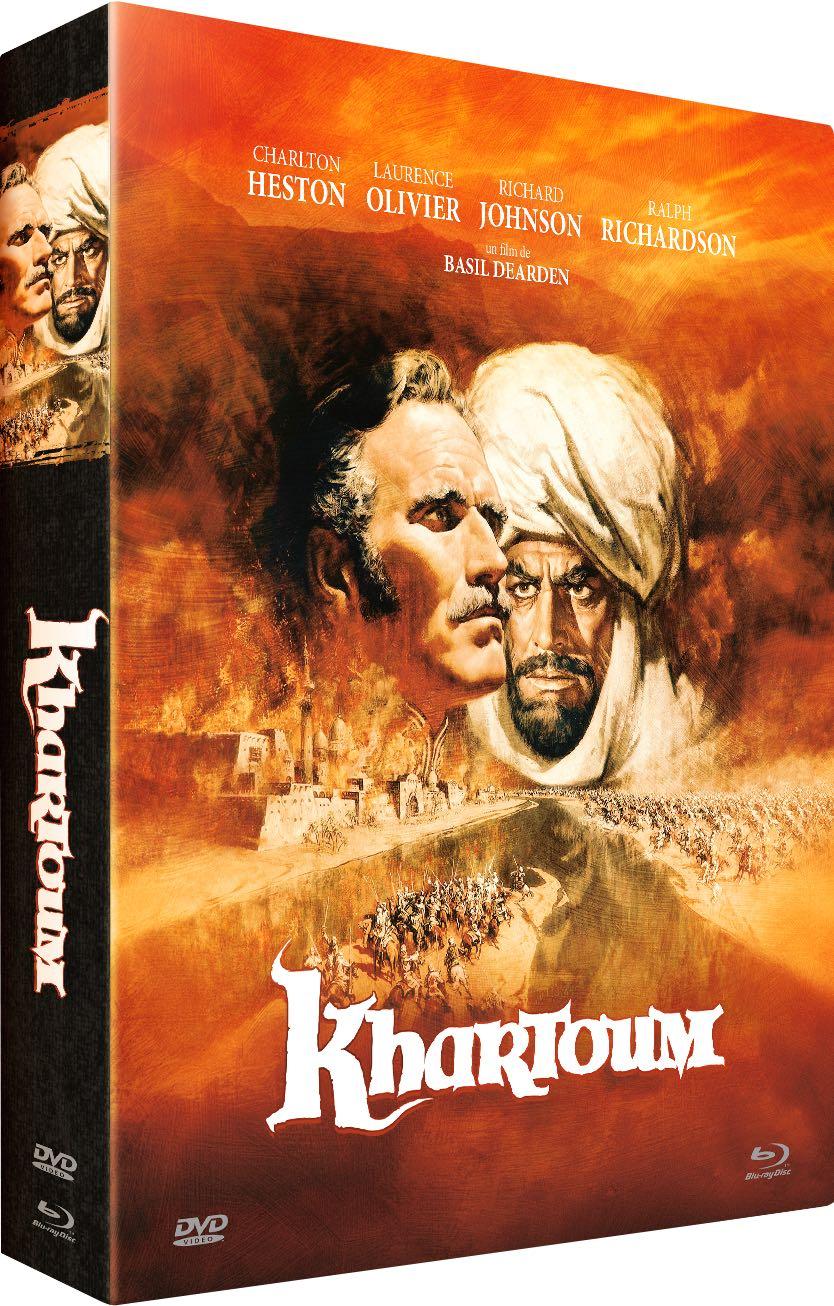 Basil Dearden Khartoum - Édition Mediabook Collector Blu-ray + DVD