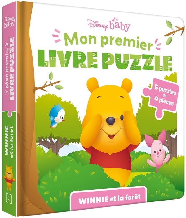 Mon premier livre puzzle : Disney Baby : Winnie et la forêt