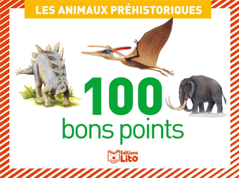 Boîte de 100 bons points : les animaux préhistoriques