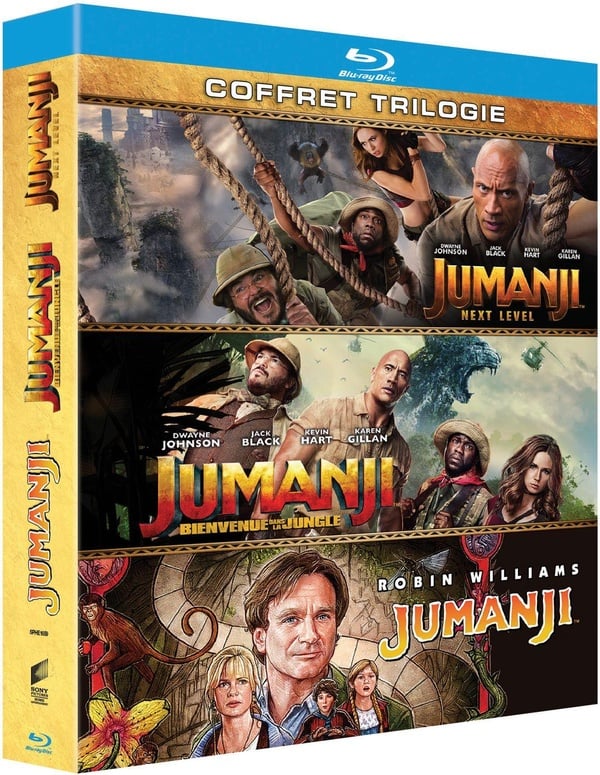 Jumanji + Jumanji : Bienvenue dans la jungle + Jumanji : Next Level