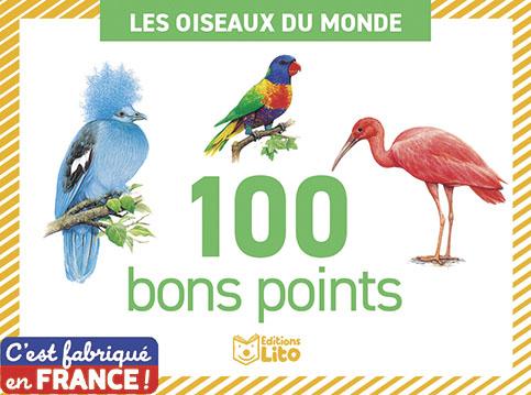 Boîte de 100 bons points : Oiseaux du monde