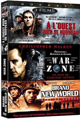 Guerre n° 2 - Coffret 3 films : À l'Ouest rien de nouveau + War Zone + Brand New World - Etat de guerre