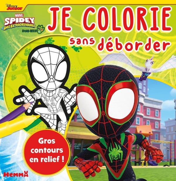 Marvel Spidey et ses amis extraordinaires - Je colorie sans déborder (Miles Morales)