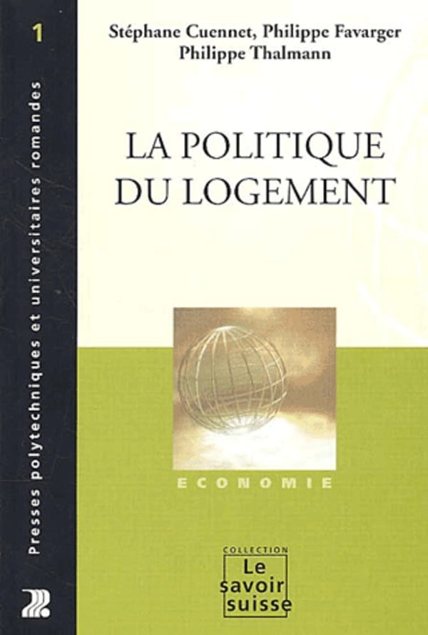 Cuennet Stéphane La Politique Du Logement