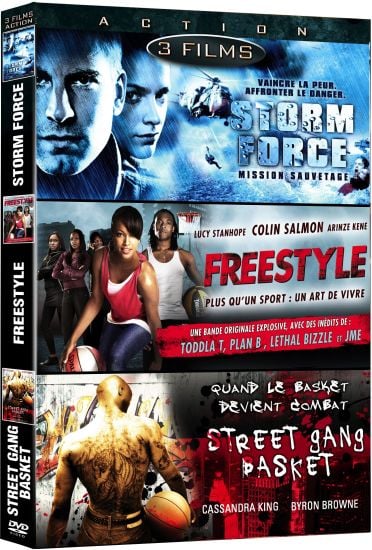 Action n° 2 - Coffret 3 films : Storm Force - Mission sauvetage + Freestyle + Street Gang Basket