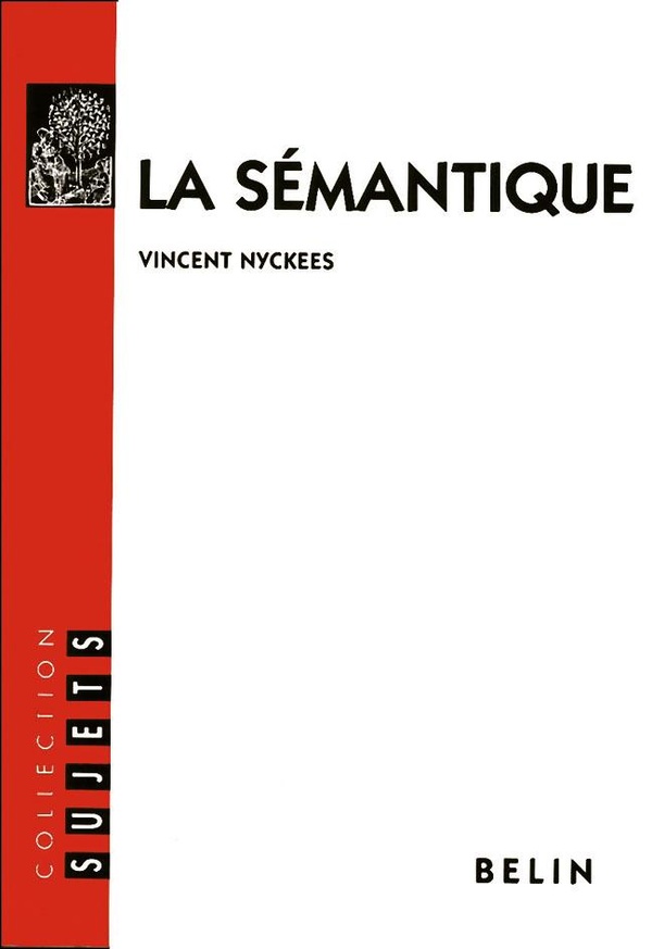Nyckees Vincent La Sémantique