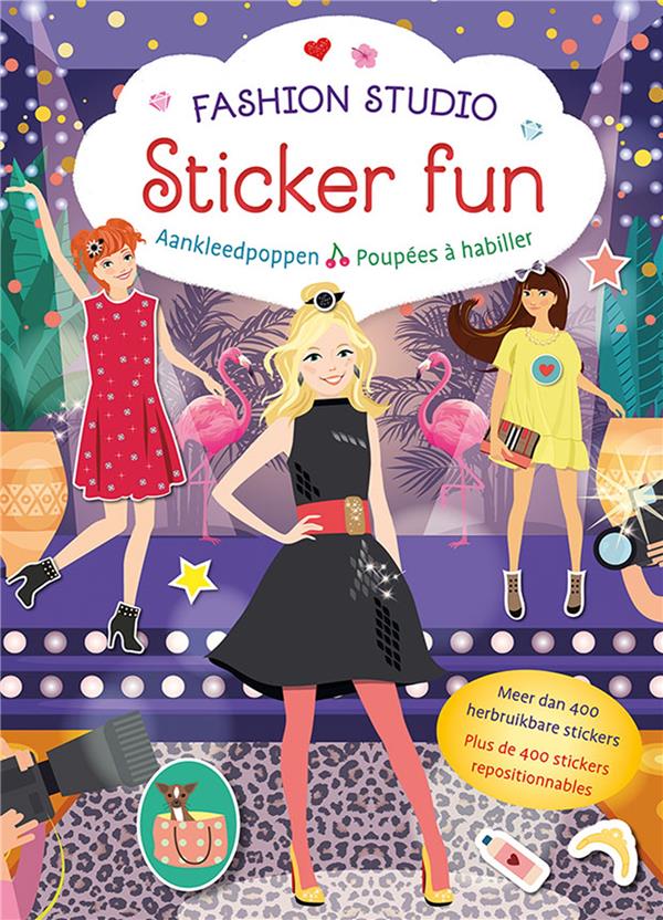 Fashion studio sticker fun - poupees a habiller