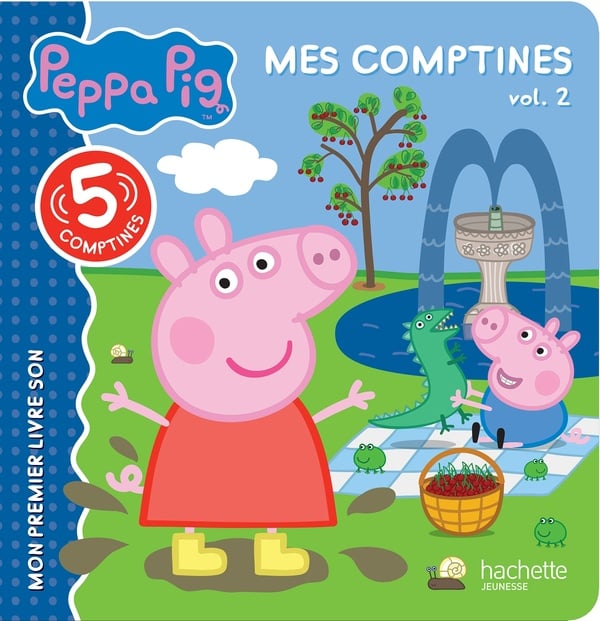 Mon premier livre son : Peppa Pig : mes comptines Tome 2