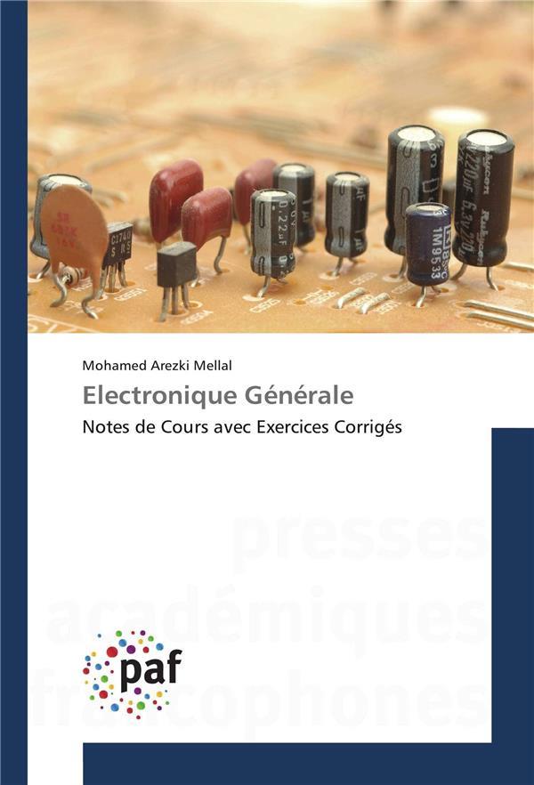 Mohamed Arezki Mellal Electronique Générale
