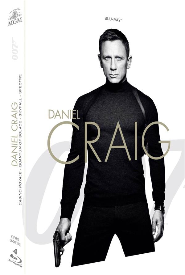 James Bond 007 - La collection Daniel Craig : Casino Royale + Quantum of Solace + Skyfall + Spectre