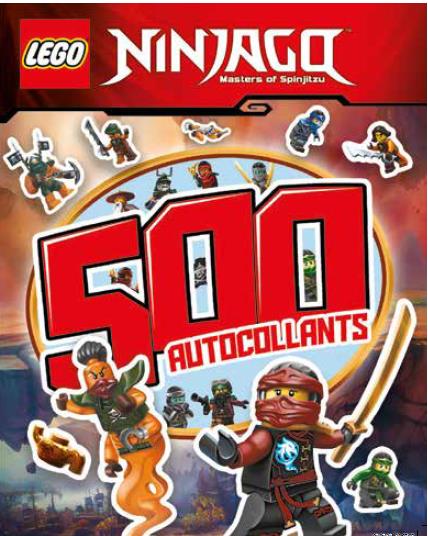 Lego ninjago - masters of spinjitzu - 500 autocollants