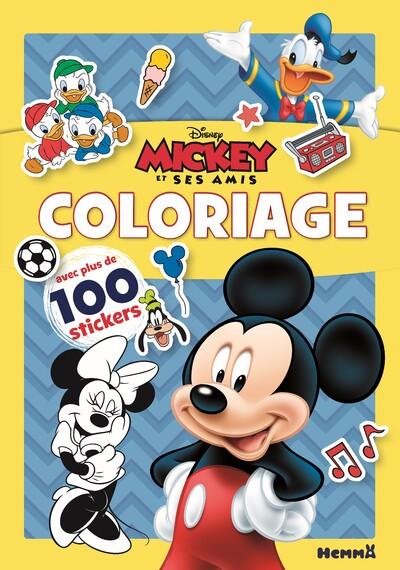 Coloriage avec stickers : Disney Mickey et ses amis - Coloriage avec plus de 100 stickers (Mickey)