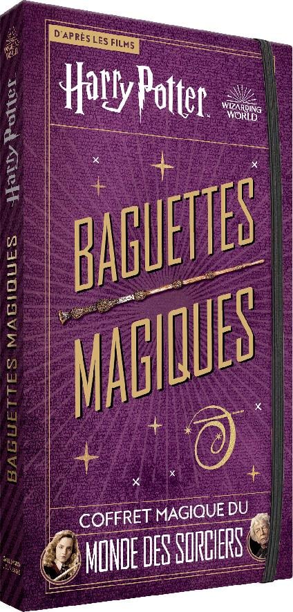 Harry Potter : baguettes magiques - coffret magique du monde des sorciers