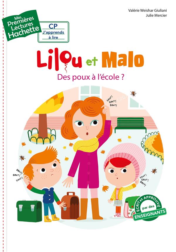 Mes premières lectures - CP j'apprends à lire : Lilou et Malo : des poux à l'école ?