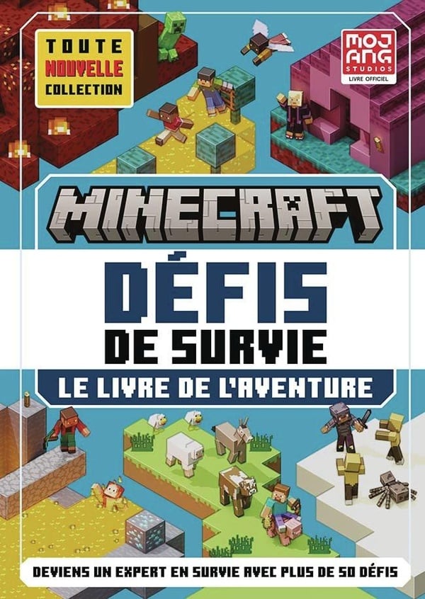 Minecraft Défis de survie Le livre de l'aventure