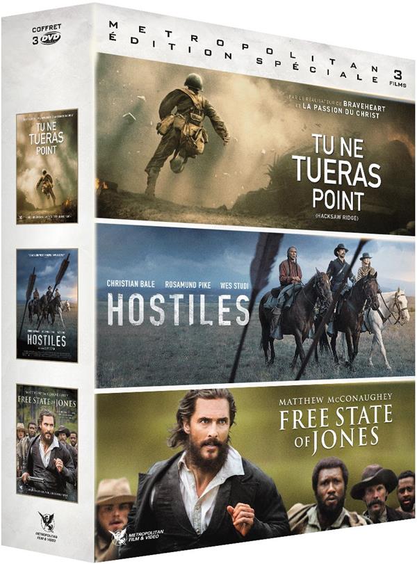 Aventure : Tu ne tueras point + Hostiles + Free State of Jones