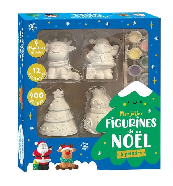 Mes jolies figurines de noël à peindre