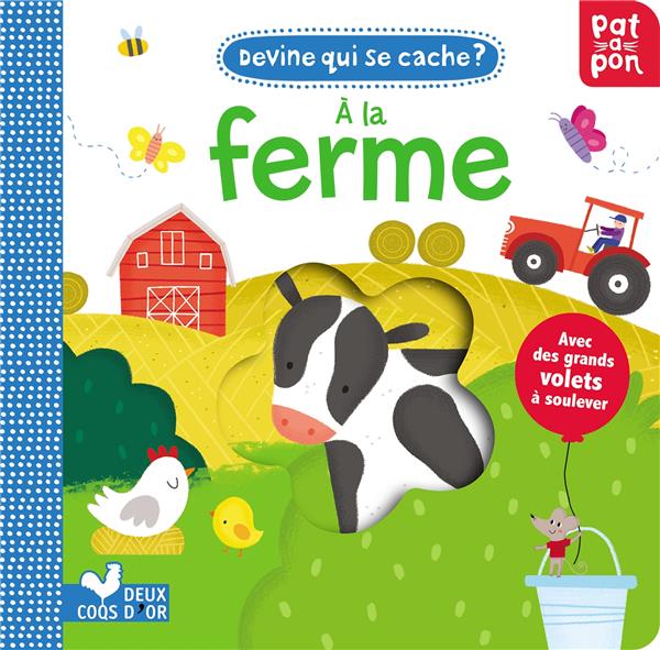 Patapon : devine qui se cache à la ferme - livre avec rabats troués