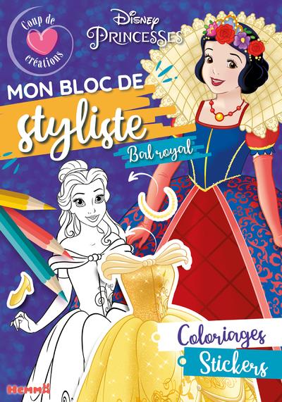 Disney princesses - mon bloc de styliste - coup de coeur creations - bal royal