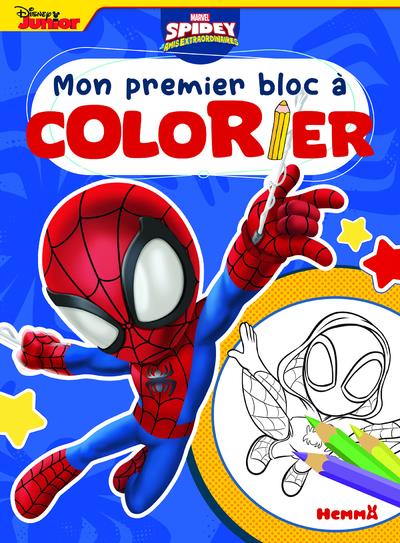 Marvel Spidey et ses amis extraordinaires - Mon premier bloc à colorier (Spidey et Ghost-Spider)