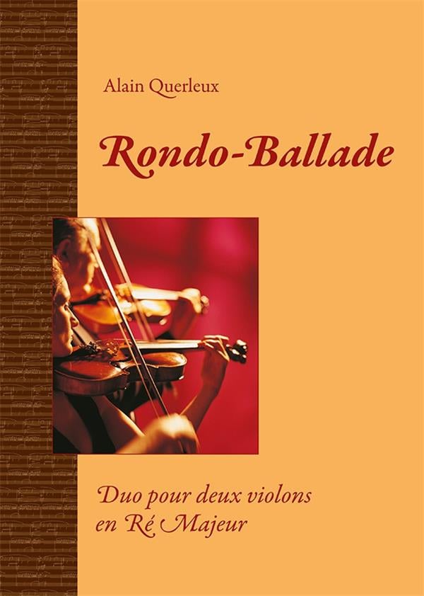 rondo-ballade : duo pour deux violons en ré majeur