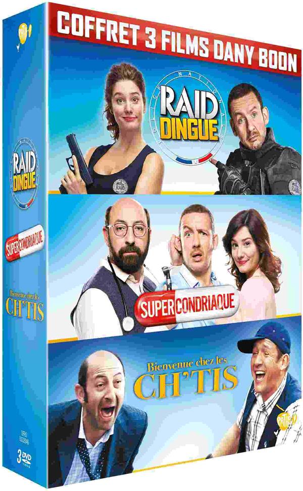 Dany Boon : Bienvenue chez les Ch'tis + Supercondriaque + Raid dingue