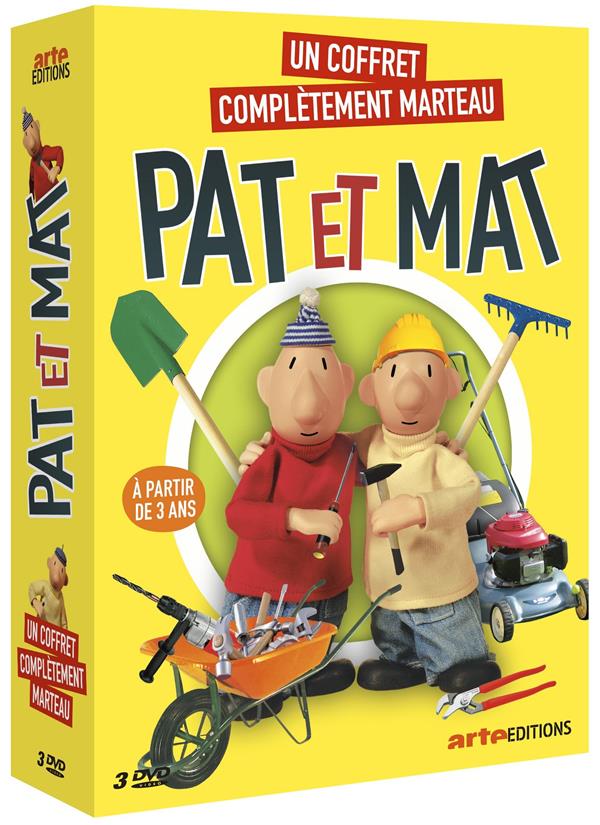 Coffret Pat et Mat : Pat et Mat + Les nouvelles aventures de Pat et Mat + Pat et Mat déménagent