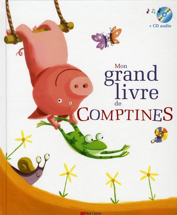 Mon grand livre de comptines +cd - livre cd