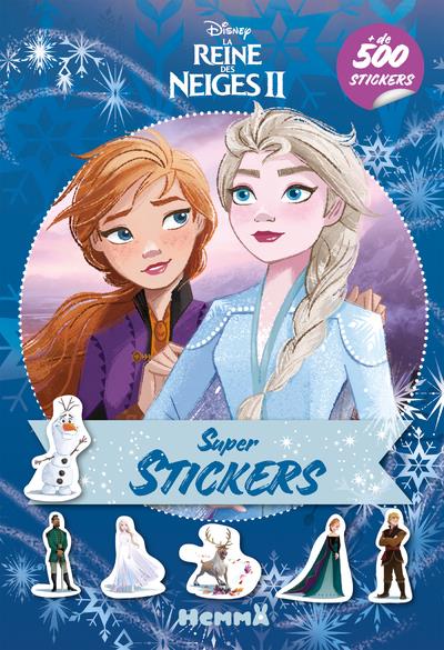 Super stickers - la reine des neiges 2 - elsa et anna