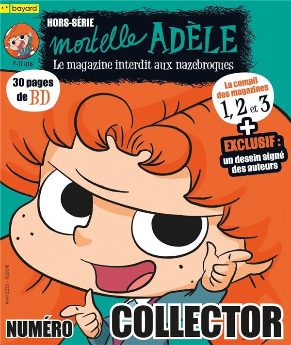 Mortelle Adèle - le magazine interdit aux nazebroques : coffret n.1 à n.3